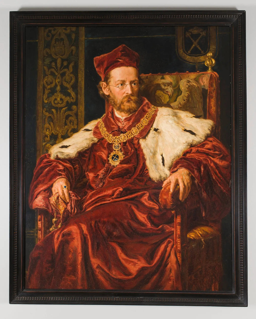 Portrait de Józef Szujski - Jan Matejko - Alpha Reproduction