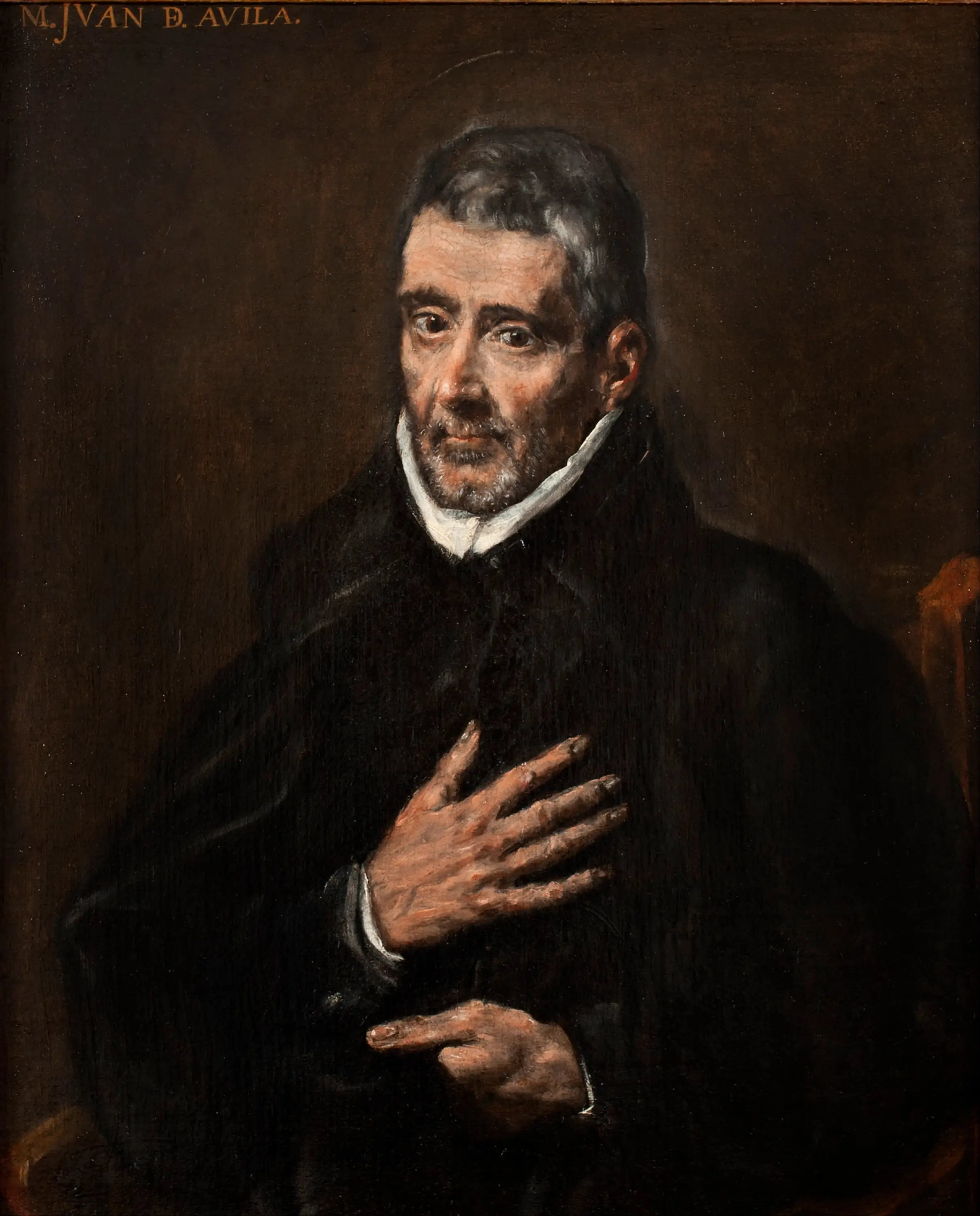 Portrait de Juan de Avila - El Greco image 1 tableau peint à l’huile sur toile