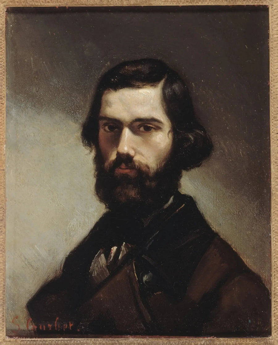 Ritratto di Jules Vallès (1832-1885), scrittore - Gustave Courbet