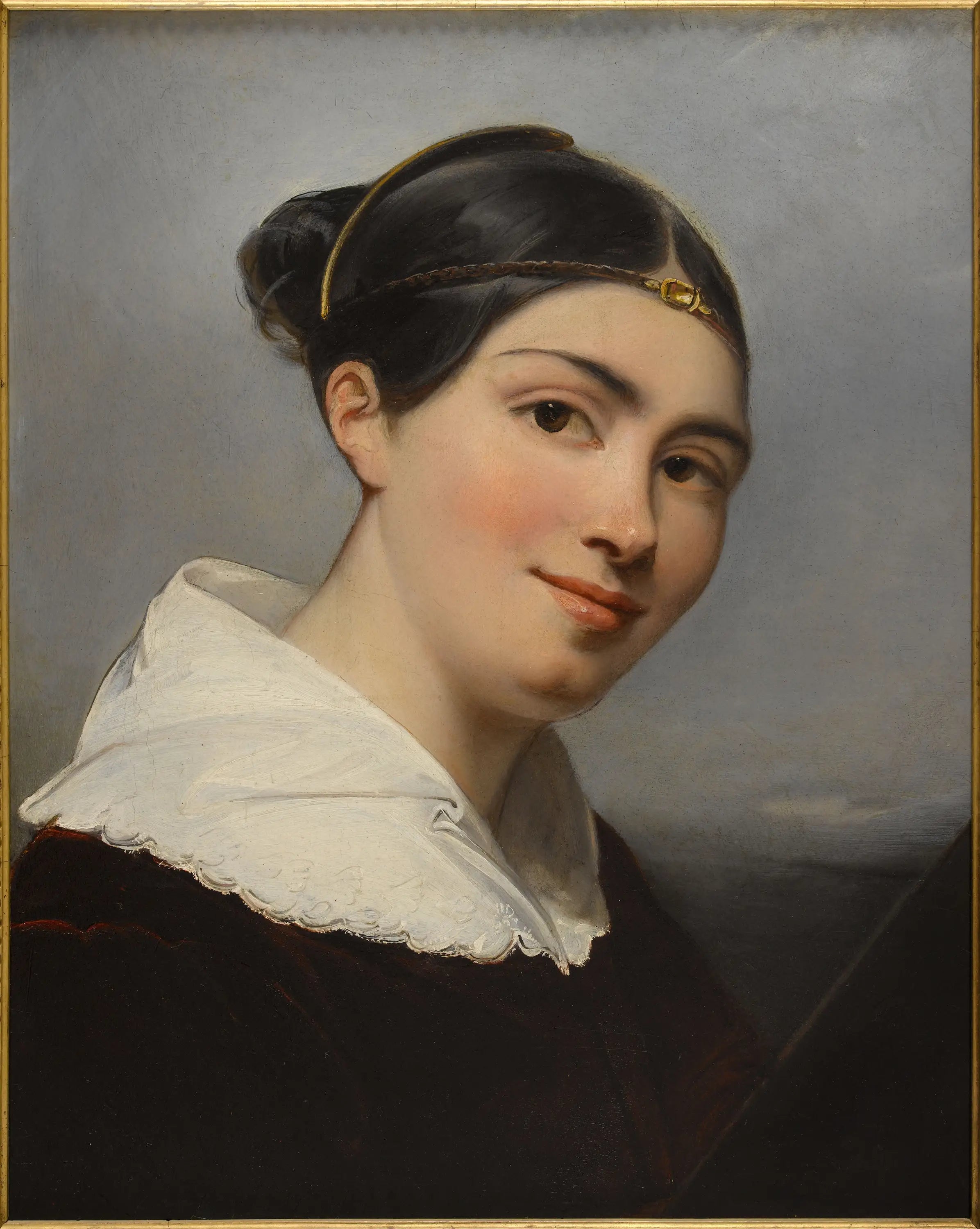 Portrait de Julie Duvidal de Montferrier - François Gérard image 1 reproduction de peinture à l’huile