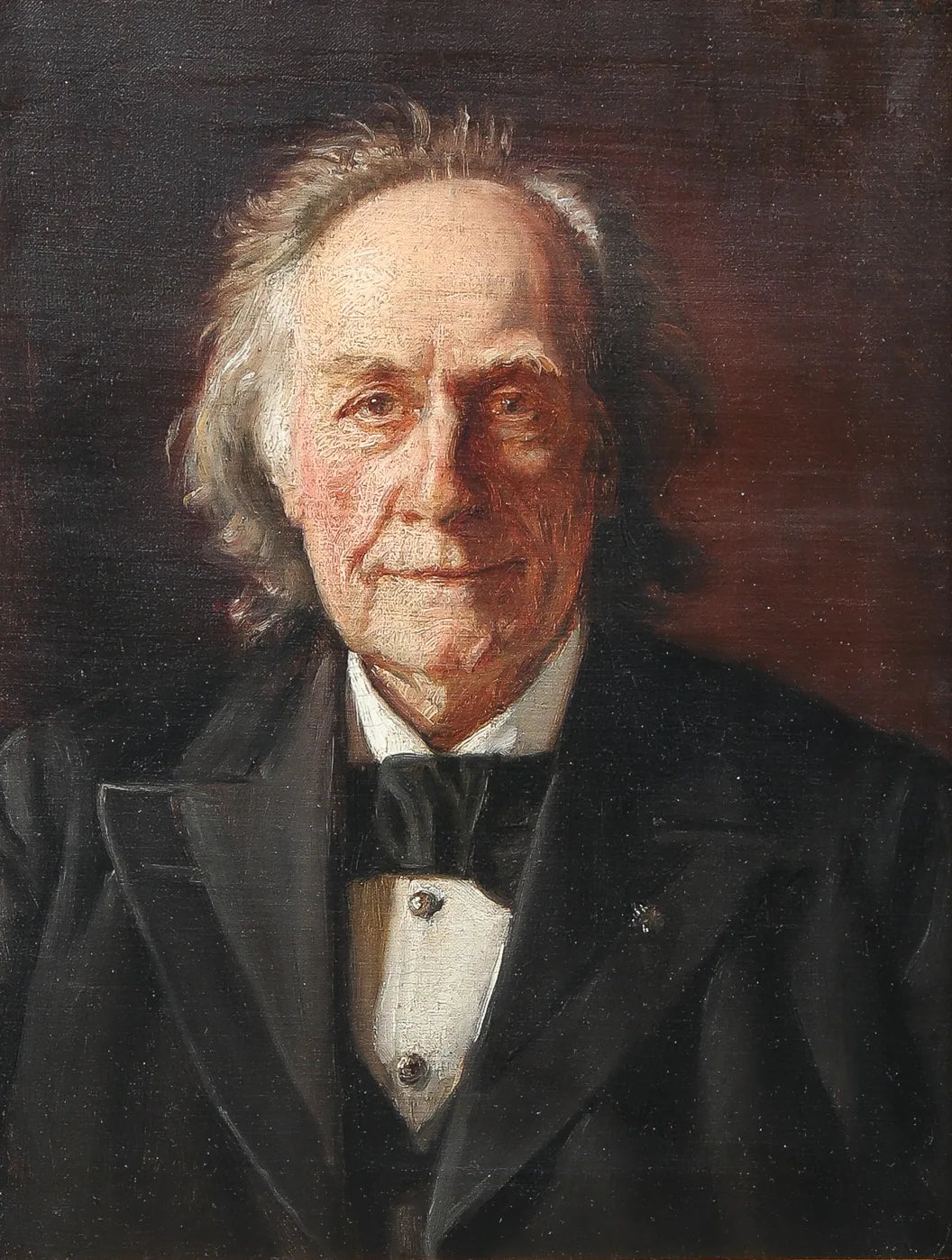 Portrait de Julius Døcker. - Michael Peter Ancher image 1 copie de tableau peinte à la main