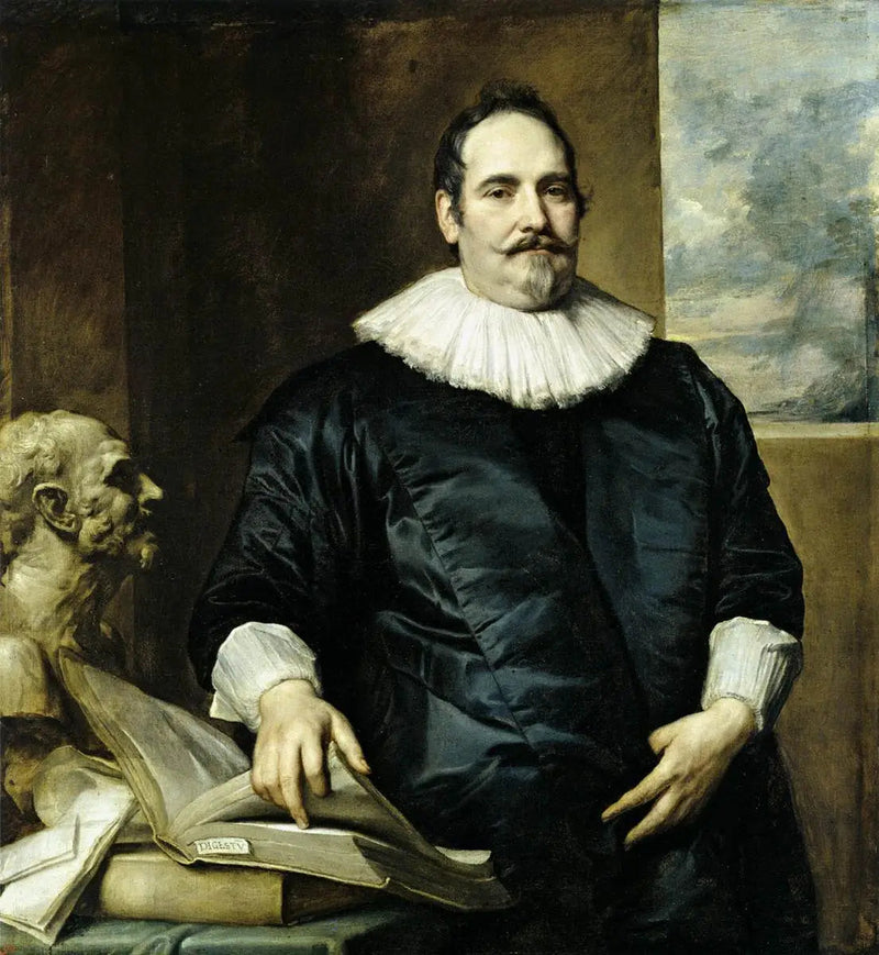 Ritratto di Justus van Meerstraeten, marito di Elisabeth van Assche - Antoine van Dyck