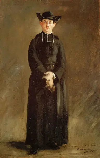 Ritratto dell'abate Hurel - Édouard Manet