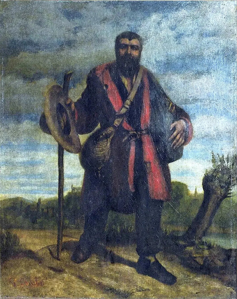Ritratto dell'apostolo Giovanni Journet in partenza per la conquista dell'armonia universale - Gustave Courbet