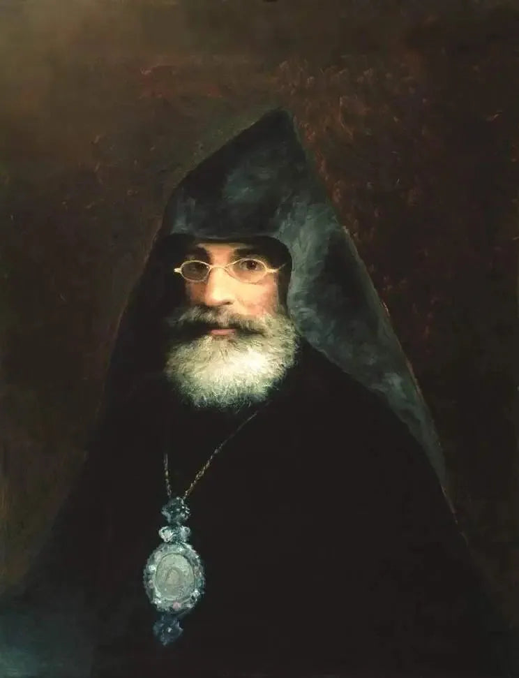 Ritratto dell'arcivescovo Gabriel Aivazyan (fratello di I. Aivazovsky) - Ivan Aïvazovski
