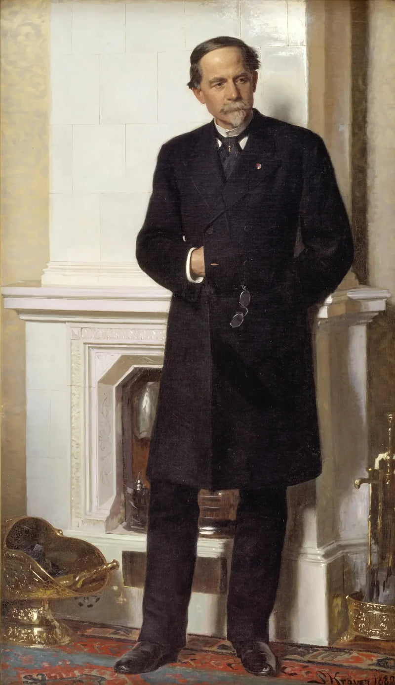 Ritratto dell'architetto Ferdinand Meldahl - Peder Severin Krøyer