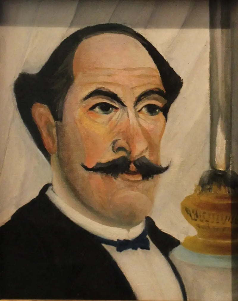 Ritratto dell'artista con la lampada - Henri Rousseau