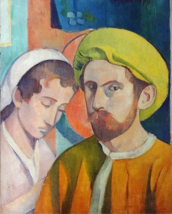 Ritratto dell'artista con il turbante giallo - Émile Bernard
