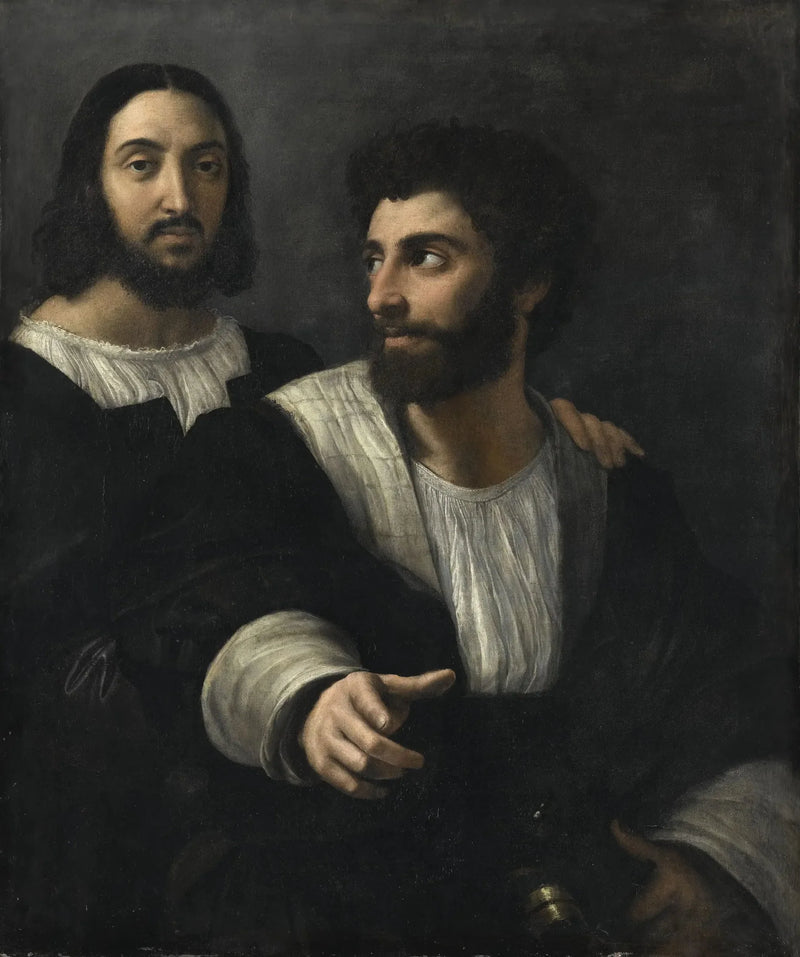 Ritratto dell'artista con un amico - Raffaello Sanzio