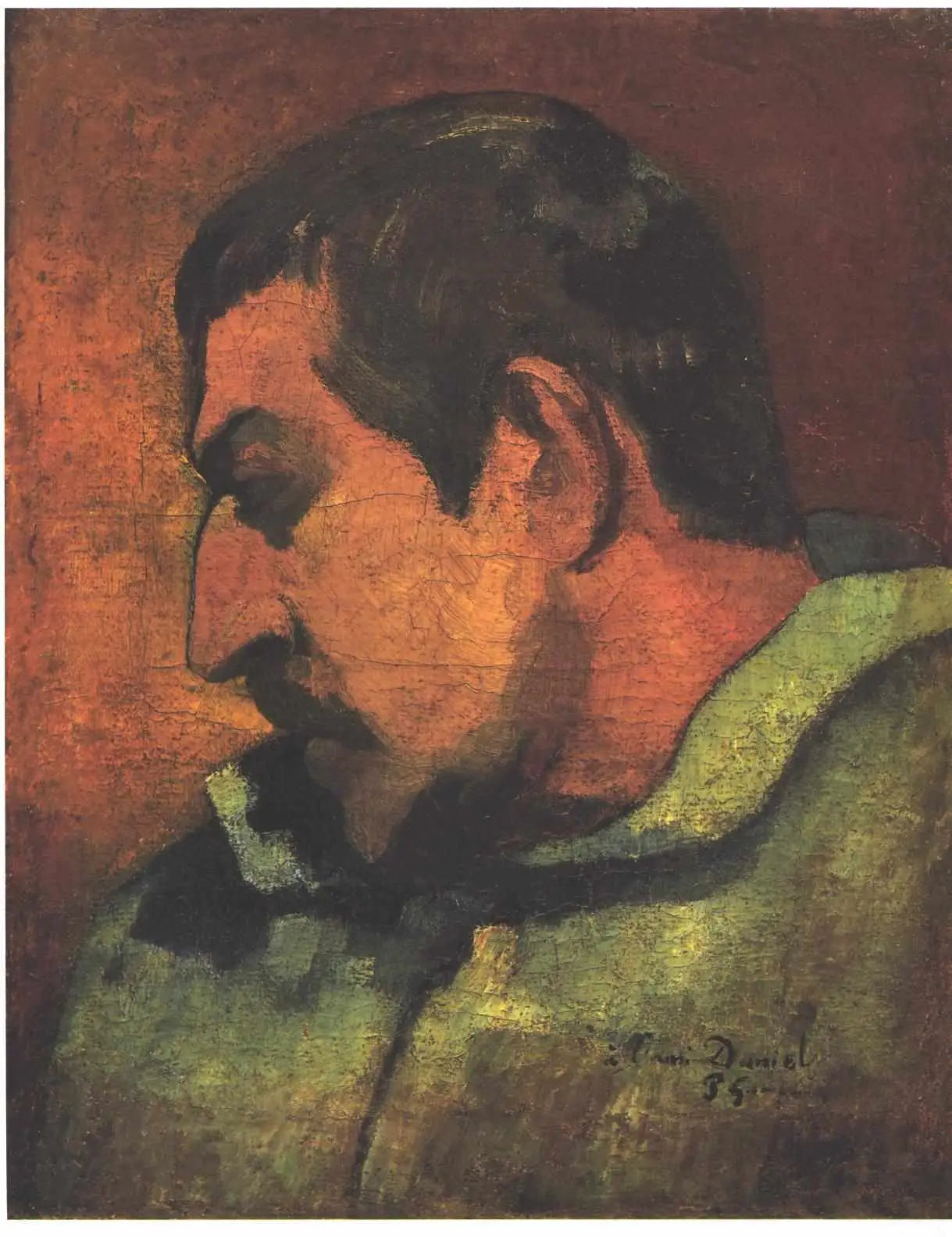 Portrait de l'artiste - Paul Gauguin image 1 copie peinte à la main à l’huile