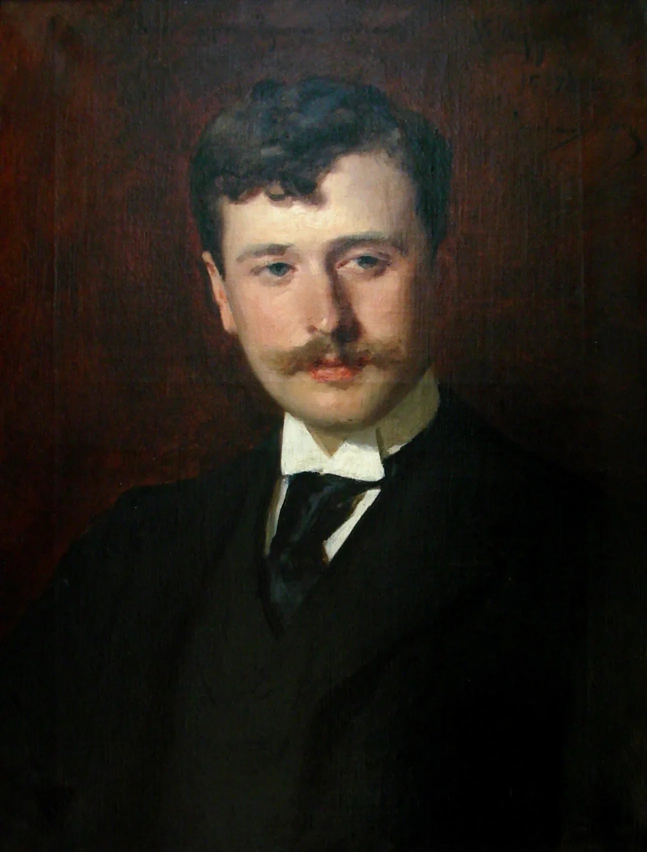 Portrait de l'écrivain Georges Feydeau - Carolus-Duran image 1 reproduction réalisée par Alpha Reproduction