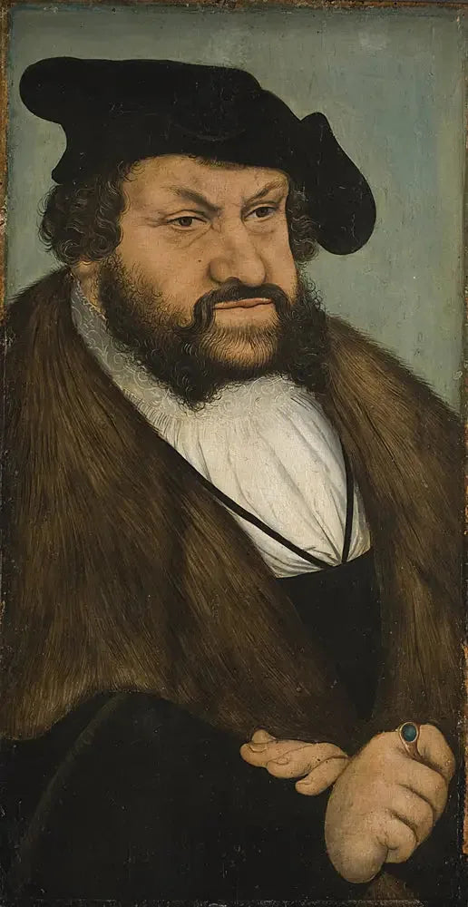 Ritratto dell'elettore Jean il Costante di Sassonia (1468-1532) - Lucas Cranach il Vecchio