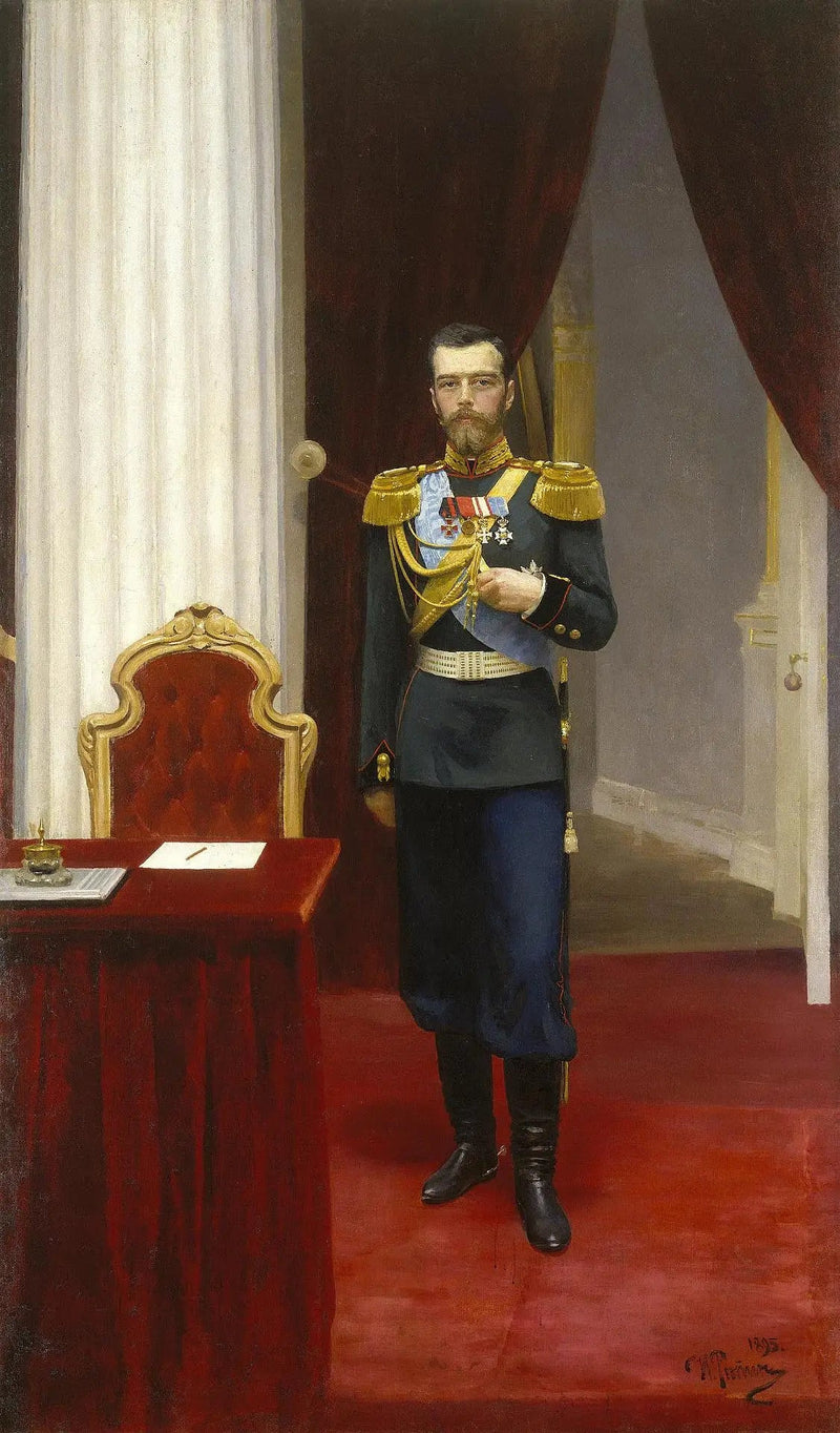 Ritratto dell'imperatore Nicola II - Ilya Repin