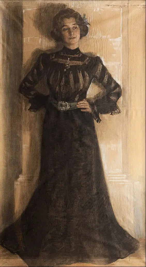 Ritratto della moglie dell'artista : Marie Kröyer - Peder Severin Krøyer