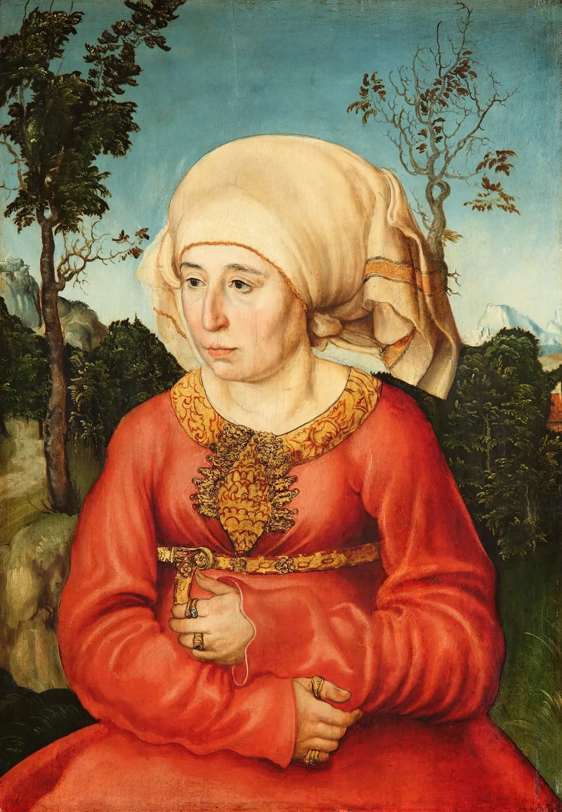 Ritratto della moglie di un giurista - Lucas Cranach il Vecchio