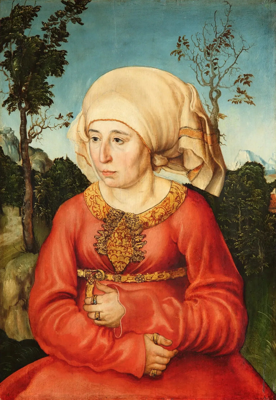 Ritratto della moglie di un giurista - Lucas Cranach il Vecchio