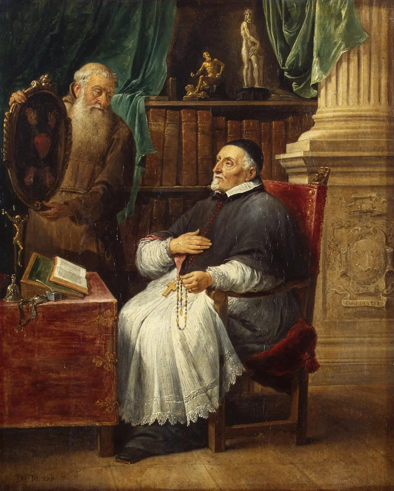 Ritratto dell'arcivescovo Antonius Triest e del suo fratello Eugène, cappuccino - David Teniers il Giovane