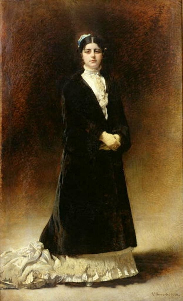 Portrait de la comtesse Emanuella Pignatelli Potocka - Léon Bonnat - Alpha Reproduction