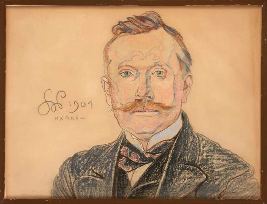 Portrait de la docteure Jana Raczyńskiego - Stanisław Wyspiański image 1 copie peinte à la main à l’huile