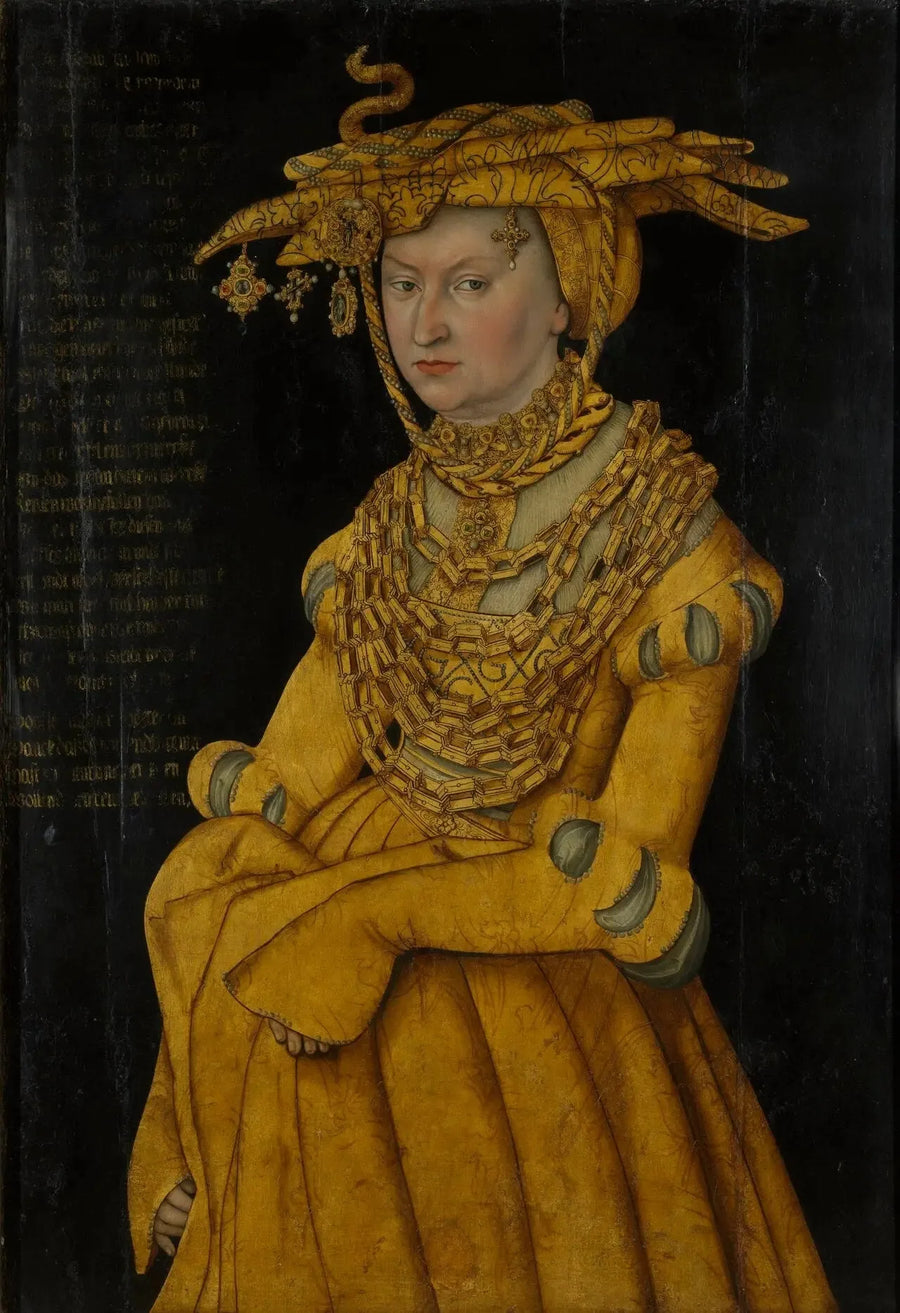 Ritratto della duchessa Catherine di Sassonia - Lucas Cranach il Vecchio