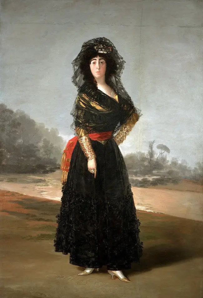 Ritratto della duchessa d'Alba in Lutto - Francisco de Goya