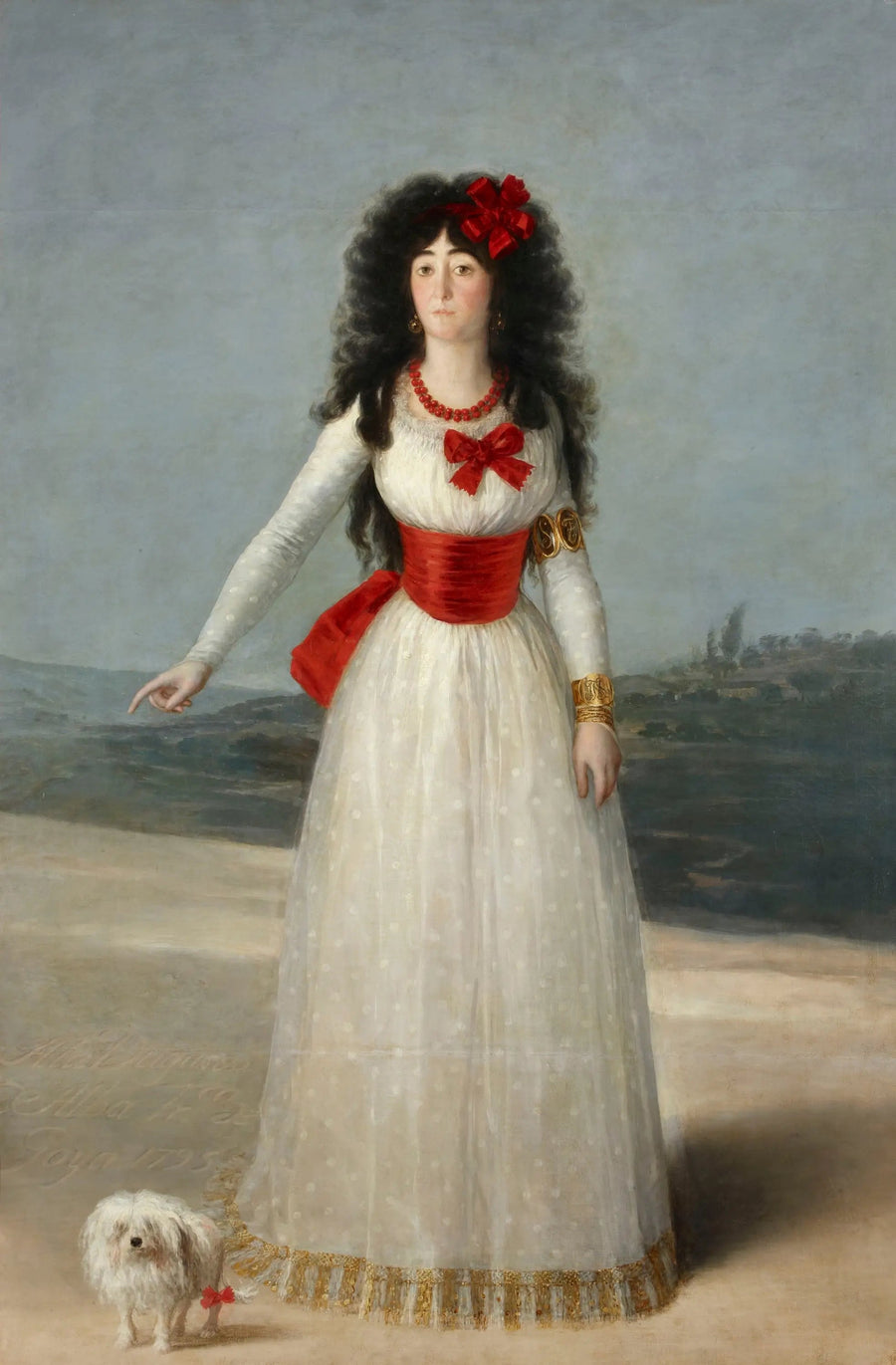 ritratto della duchessa d'Alba - Francisco de Goya