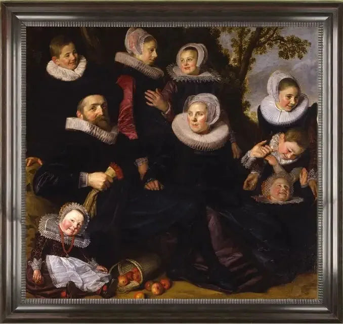 Ritratto della famiglia Van Campen in un paesaggio (frammento a sinistra) - Frans Hals