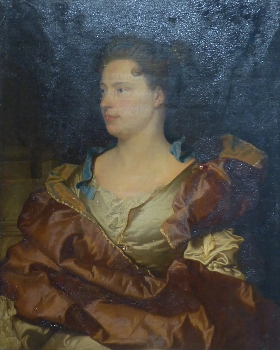 Ritratto della donna dell'artista, Elizabeth de Gouix - Hyacinthe Rigaud