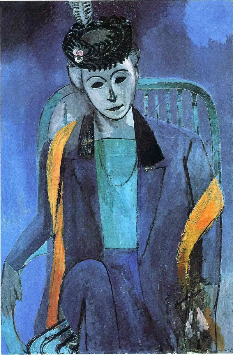 Ritratto della moglie dell'artista - Henri Matisse