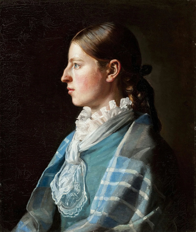 Ritratto della fidanzata dell'artista, Anna Brändum. -Michael Peter Ancher