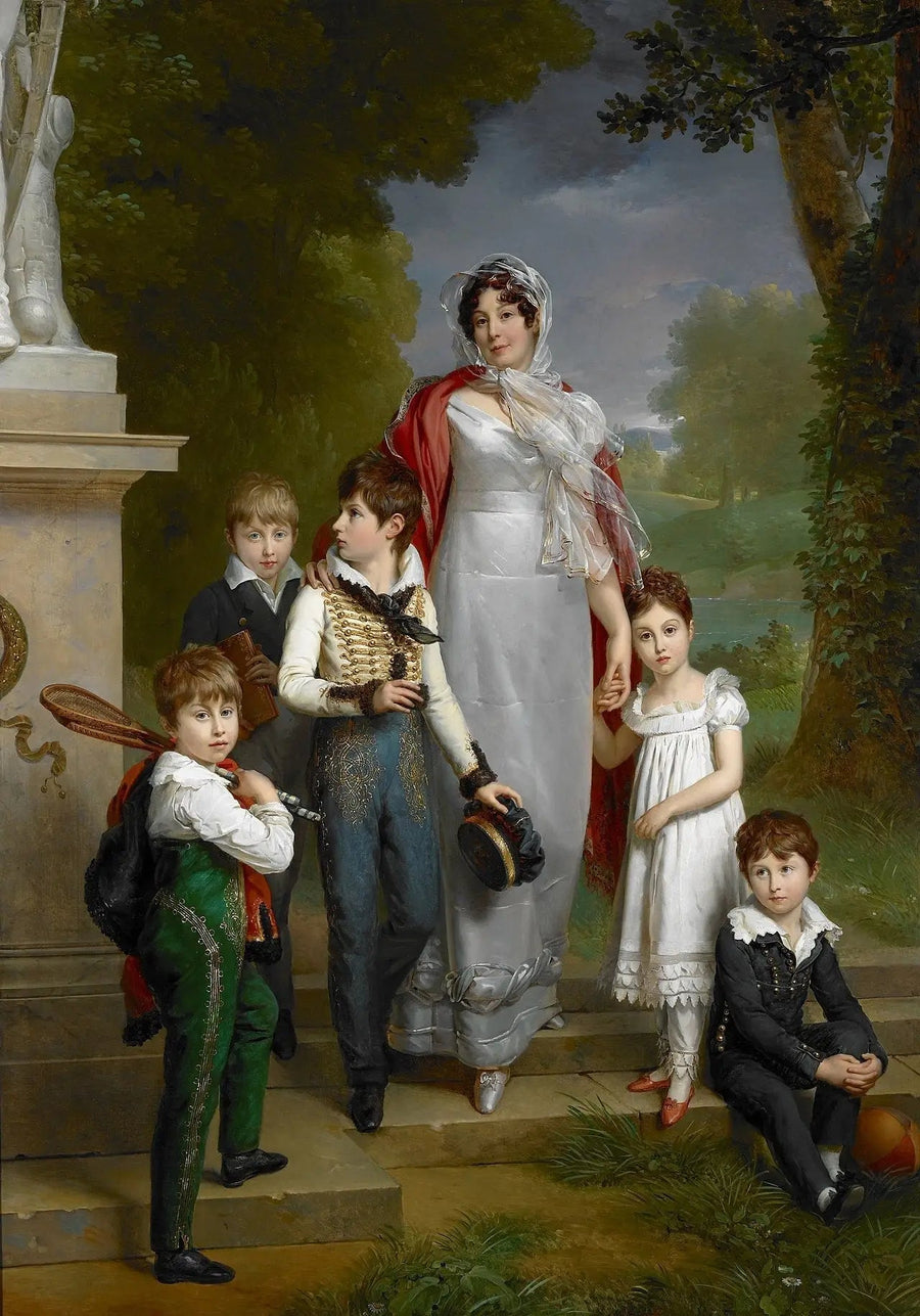 Ritratto della marescialla Lannes e dei suoi figli - François Gérard