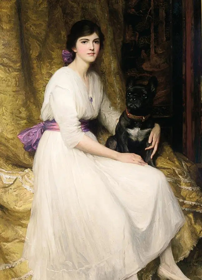 Ritratto della nipote dell'artista, Dorothy - Frank Bernard Dicksee