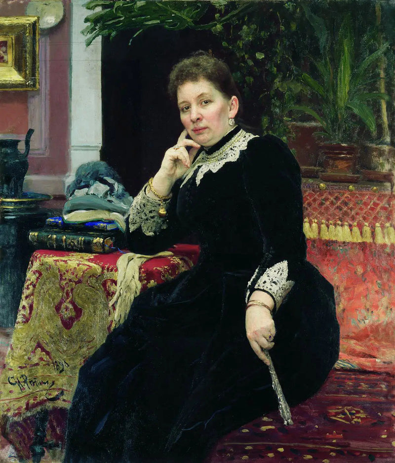 Ritratto della filantropa Olga Sergueïevna Alexandrova-Heinz - Ilya Repin