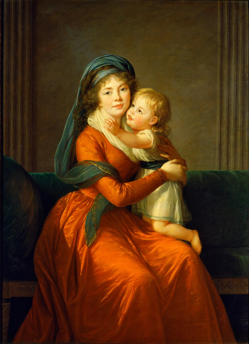 Ritratto della principessa Alexandra Golitsyna e di suo figlio Piotr - Élisabeth Vigée Le Brun