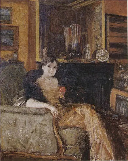 Ritratto della principessa Elizabeth Bibesco, seduta - Édouard Vuillard