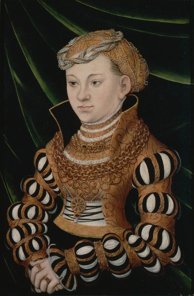 Ritratto della principessa Marguerite di Sassonia - Lucas Cranach il Vecchio