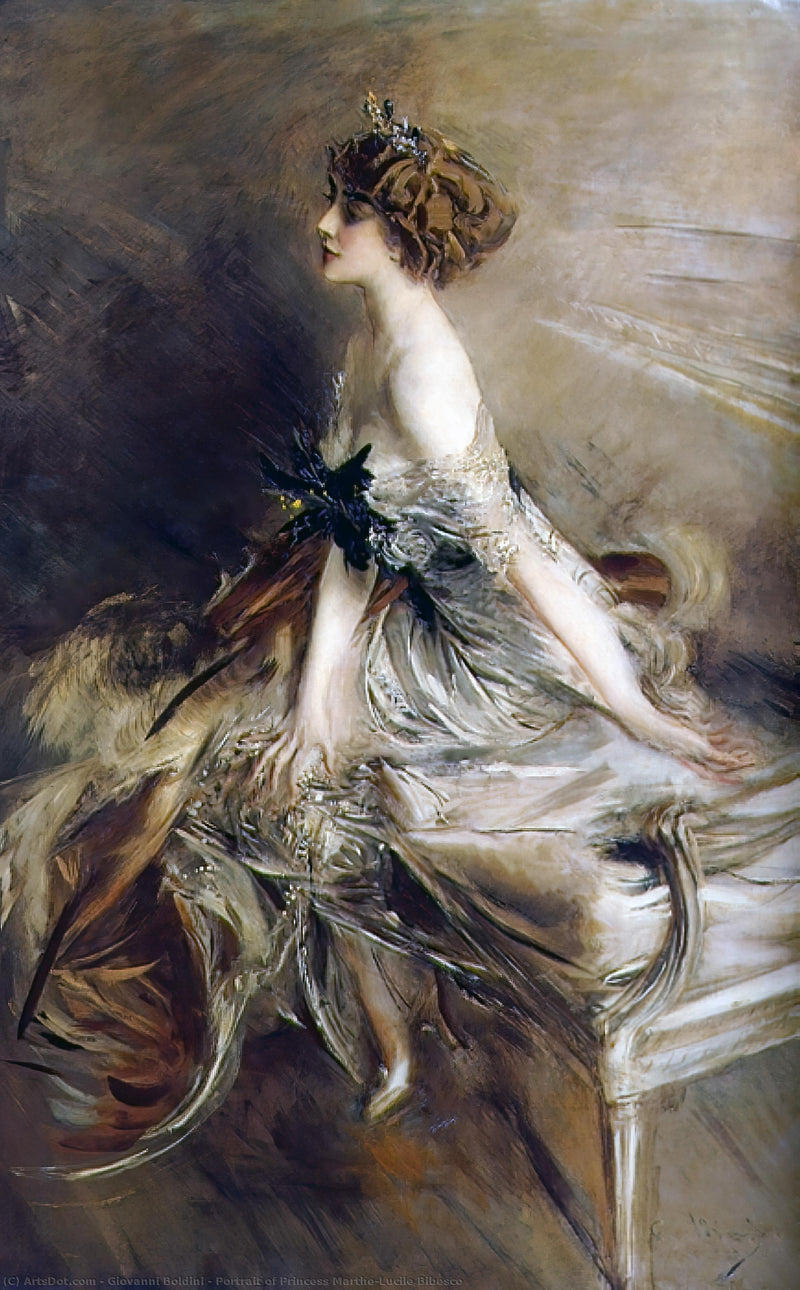 Ritratto della principessa Marthe-Lucile Bibesco - Giovanni Boldini