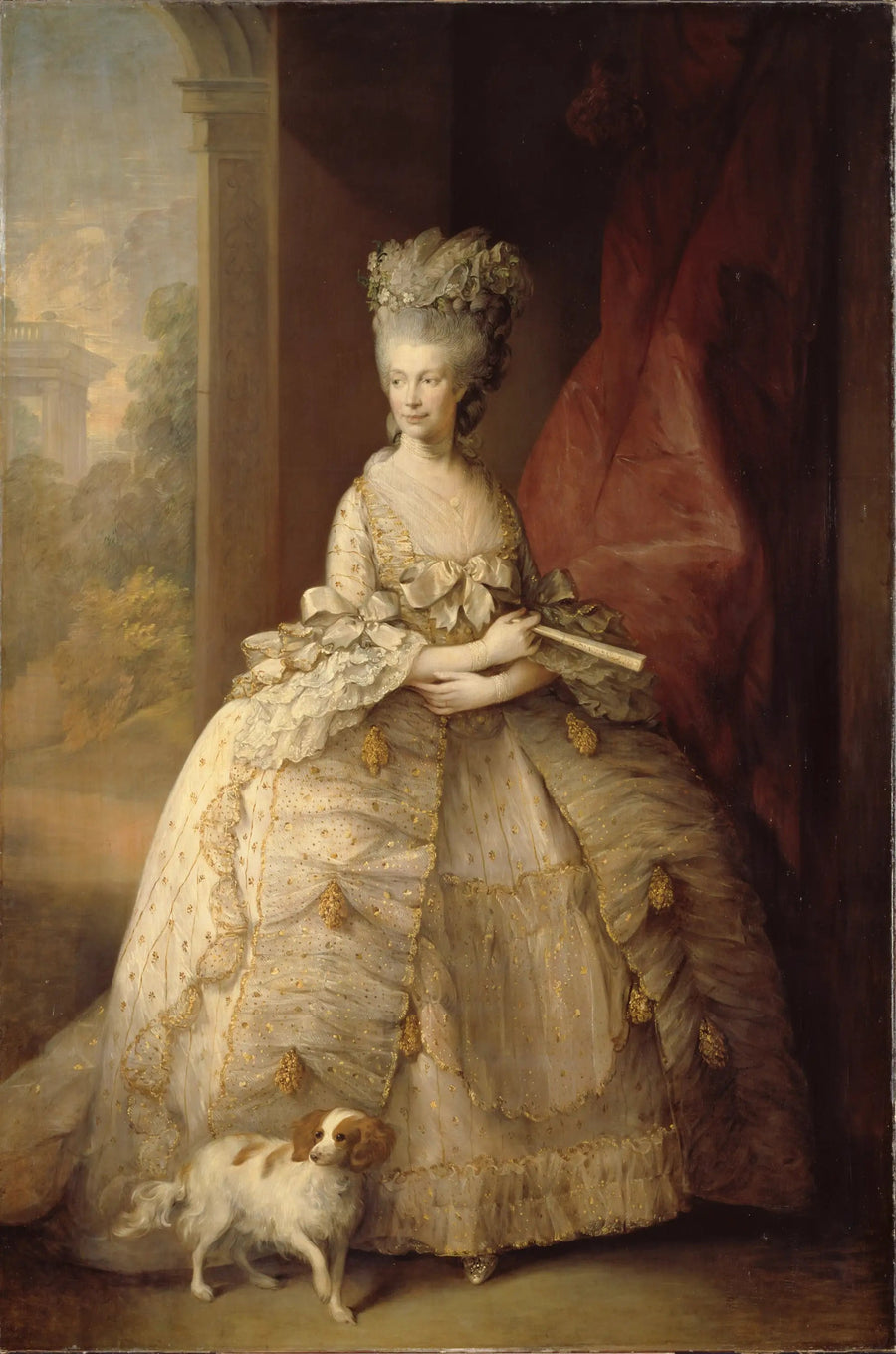 Ritratto della regina Charlotte d'Inghilterra - Thomas Gainsborough