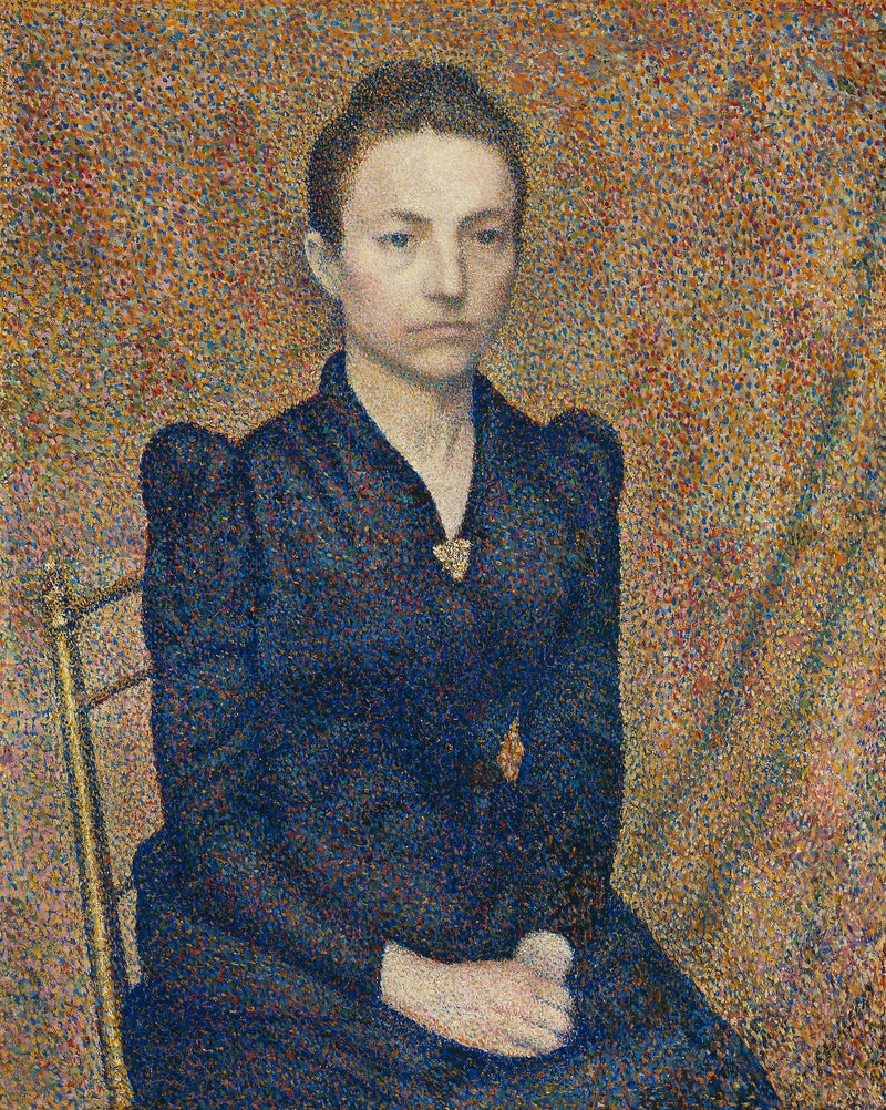 Ritratto della sorella dell'artista - Georges Lemmen