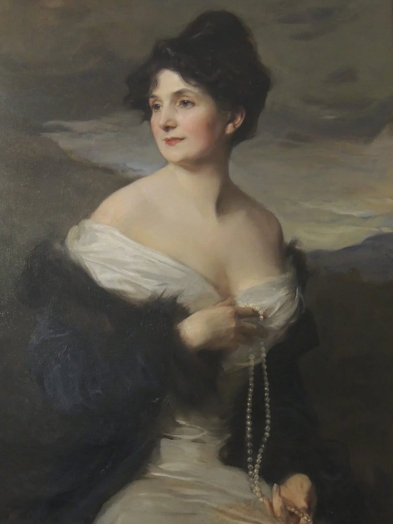 Ritratto della viscontessa di Fontenay (1870-1952), moglie dell'ambasciatore francese - Philip de Laszlo