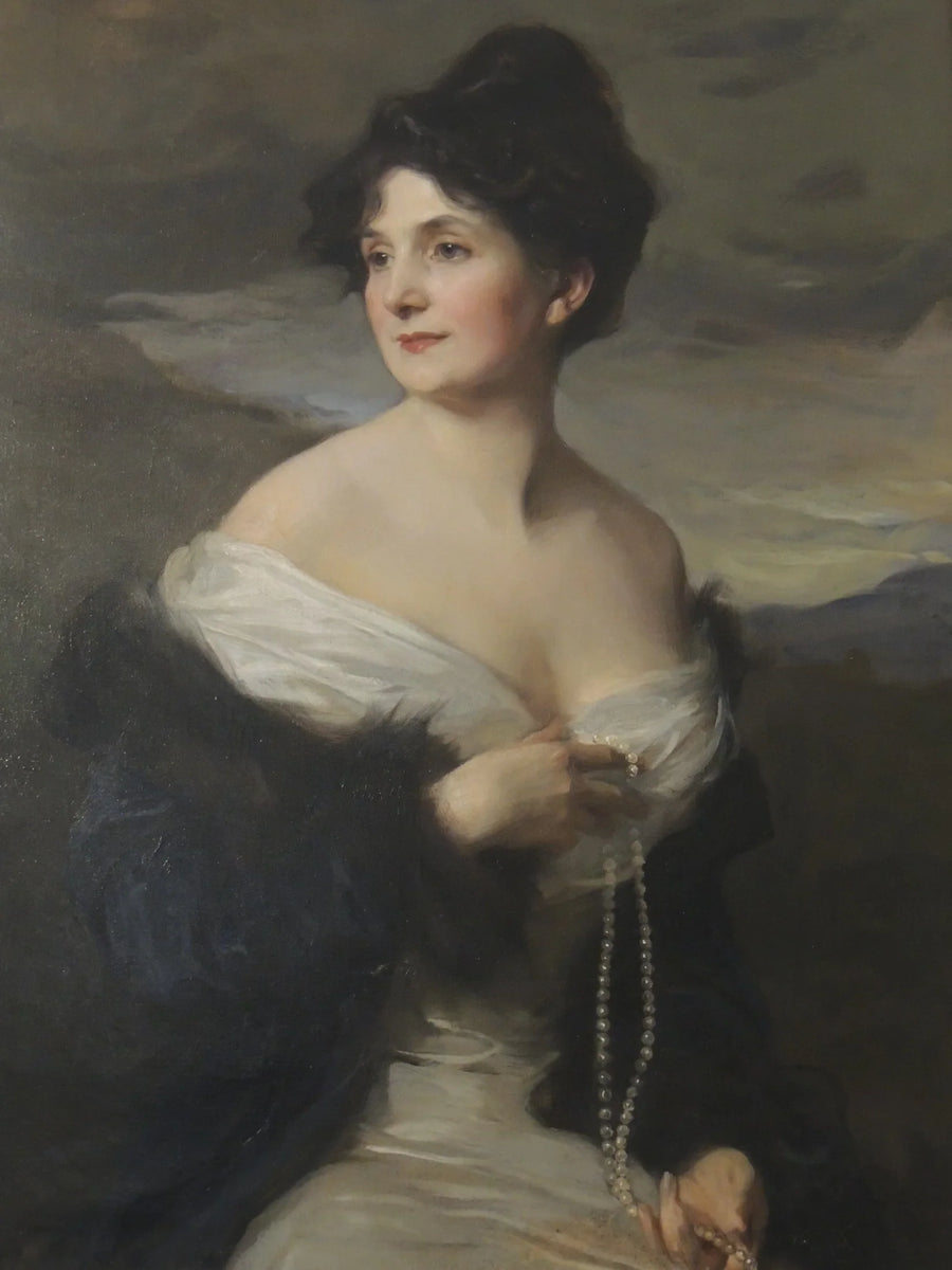 Ritratto della viscontessa di Fontenay (1870-1952), moglie dell'ambasciatore francese - Philip de Laszlo