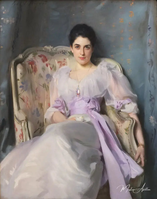 Portrait de Lady Agnew of Lochnaw - John Singer Sargent - Reproductions de tableaux et peintures haut de gamme