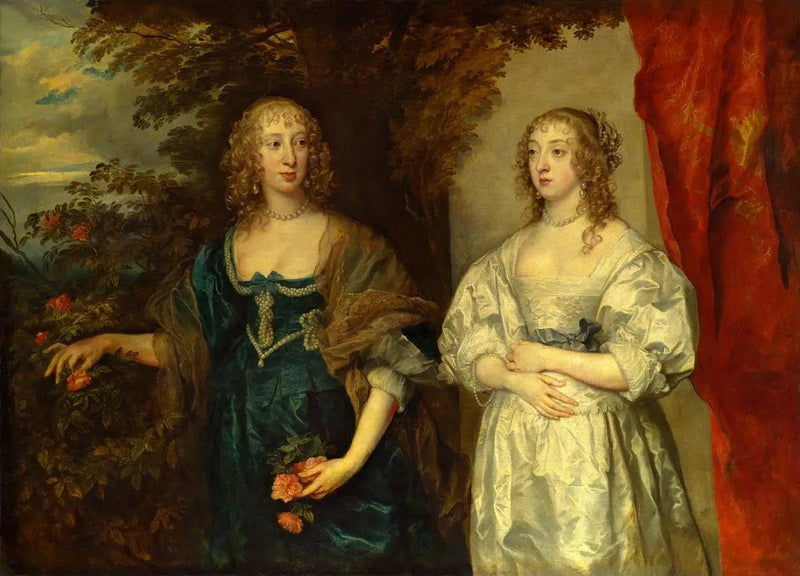 Ritratto di Lady d'Aubigny e della contessa Portland - Antoine van Dyck