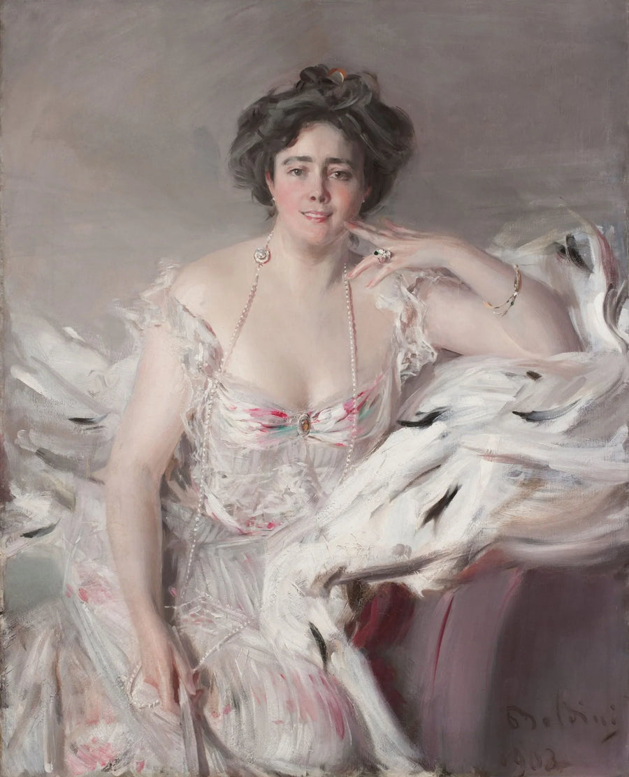 Ritratto di Lady Nanne Schrader, née Wiborg - Giovanni Boldini