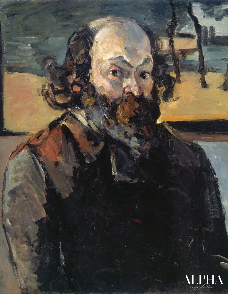 Portrait de l'artiste - Paul Cézanne - Reproductions de tableaux et peintures haut de gamme