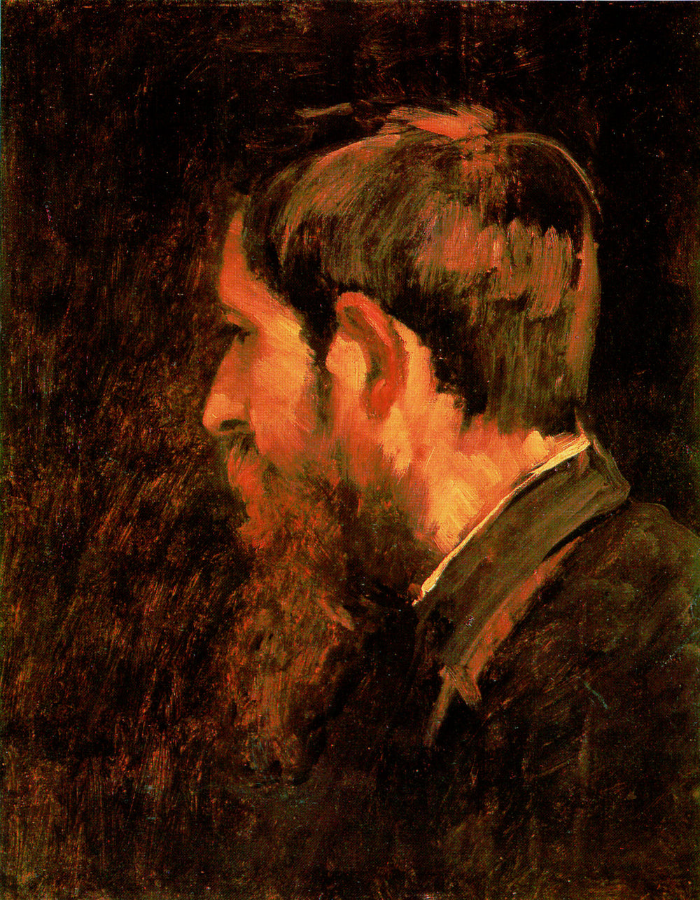 Portrait de László Paál - Mihály Munkácsy image 1 copie peinte à la main à l’huile
