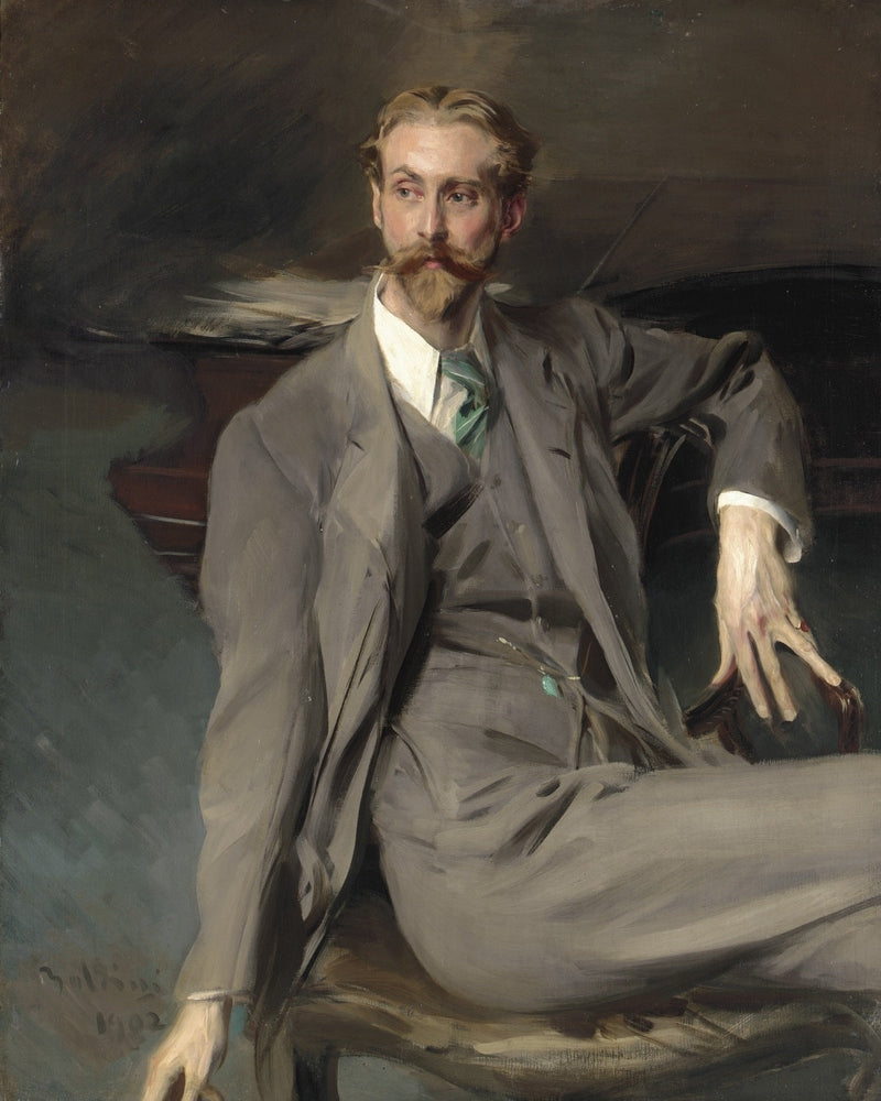 Ritratto di Lawrence Alexander Harrison - Giovanni Boldini