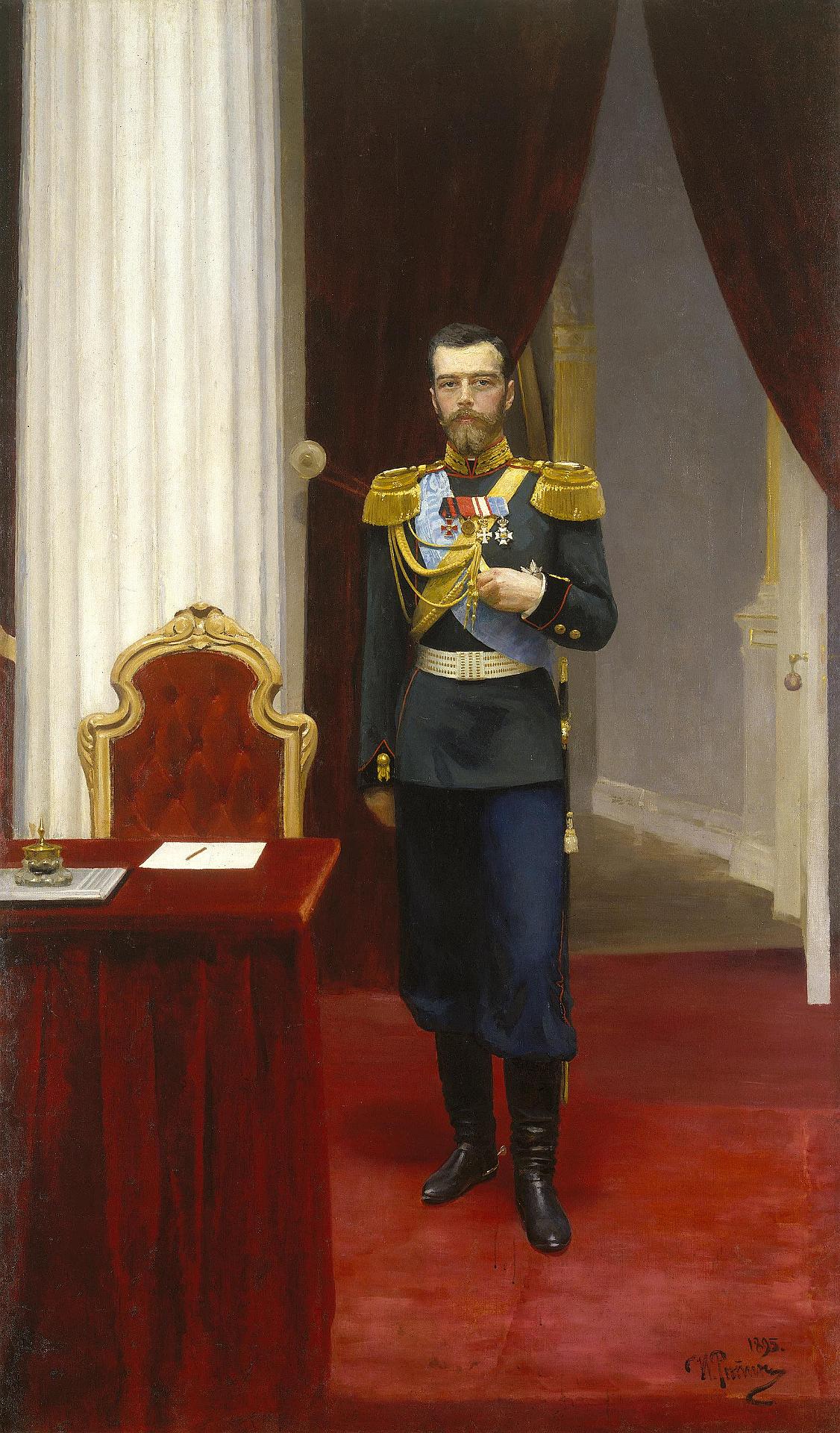 Portrait de l’empereur Nicolas II - Ilya Repin - Alpha Reproduction