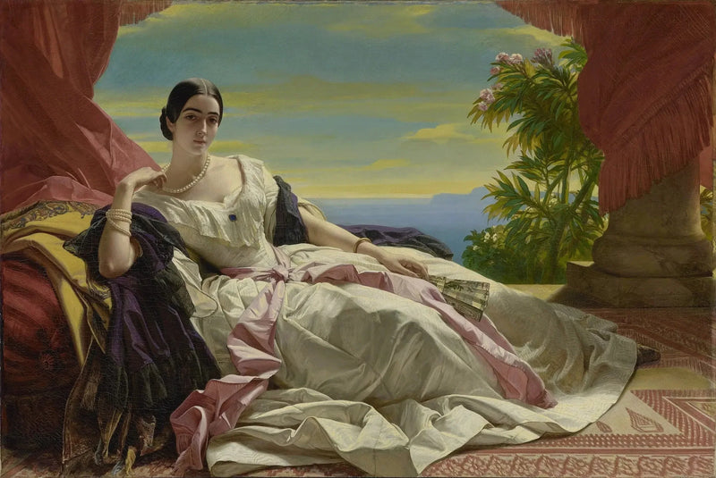 Ritratto di Léonilla, principessa di Sayn-Wittgenstein-Sayn - Franz Xaver Winterhalter