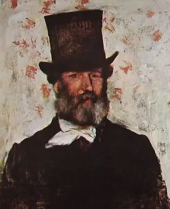 Ritratto di Léopold Levert - Edgar Degas